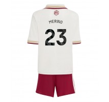 Arsenal Mikel Merino #23 Koszulka Trzecia dzieci 2025-26 Krótki Rękaw (+ krótkie spodenki)